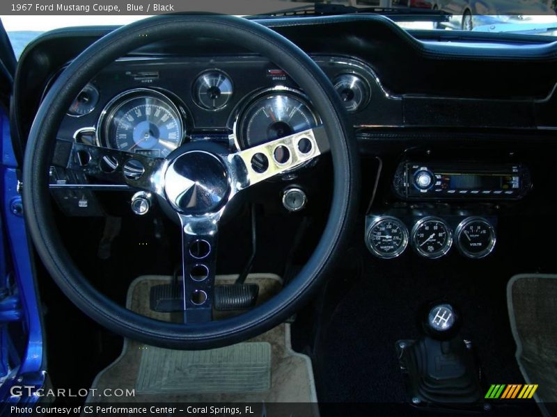 Blue / Black 1967 Ford Mustang Coupe