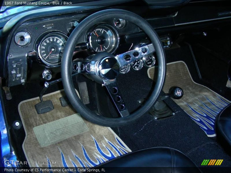 Blue / Black 1967 Ford Mustang Coupe