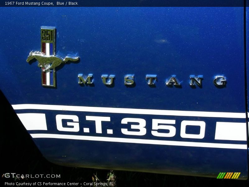 Blue / Black 1967 Ford Mustang Coupe