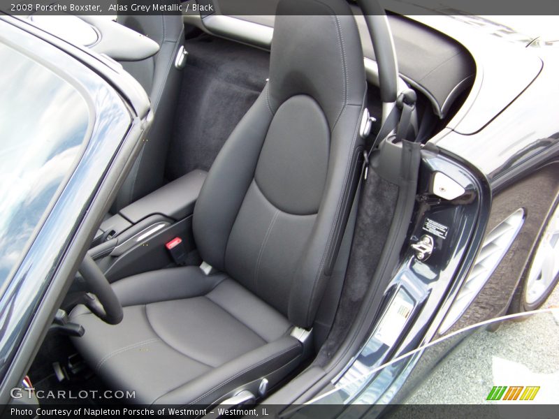 Atlas Grey Metallic / Black 2008 Porsche Boxster