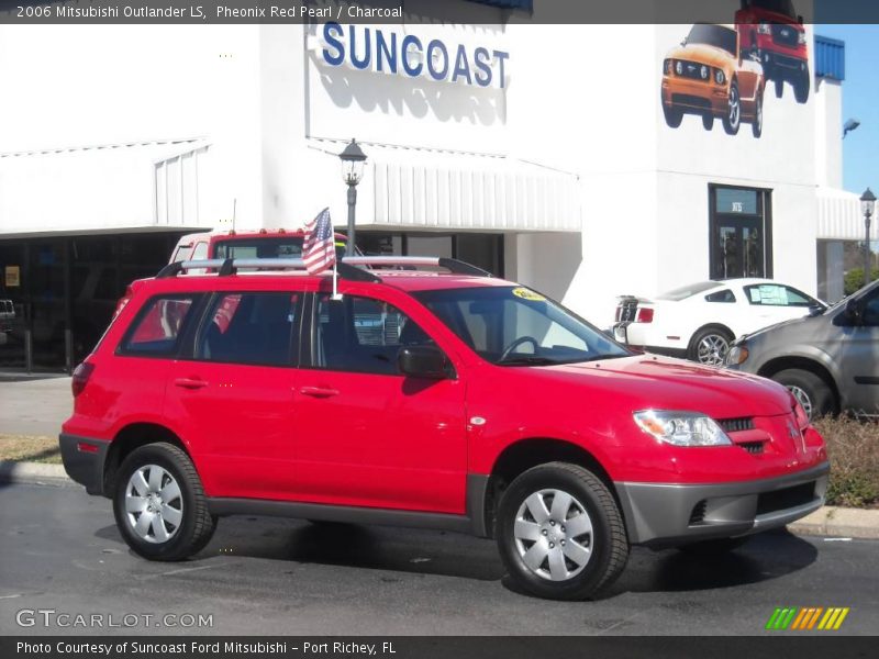 Pheonix Red Pearl / Charcoal 2006 Mitsubishi Outlander LS