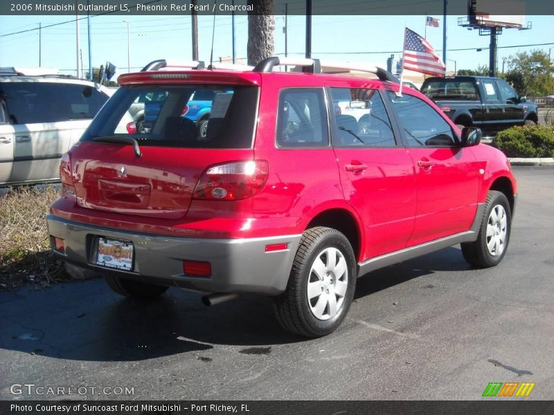 Pheonix Red Pearl / Charcoal 2006 Mitsubishi Outlander LS