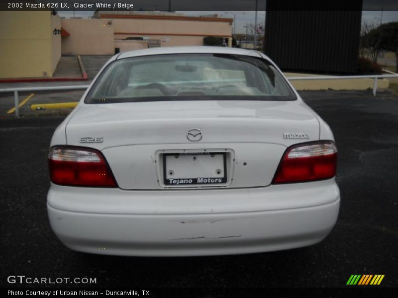 Glacier White / Beige 2002 Mazda 626 LX