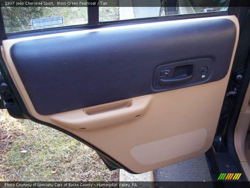 Moss Green Pearlcoat / Tan 1997 Jeep Cherokee Sport