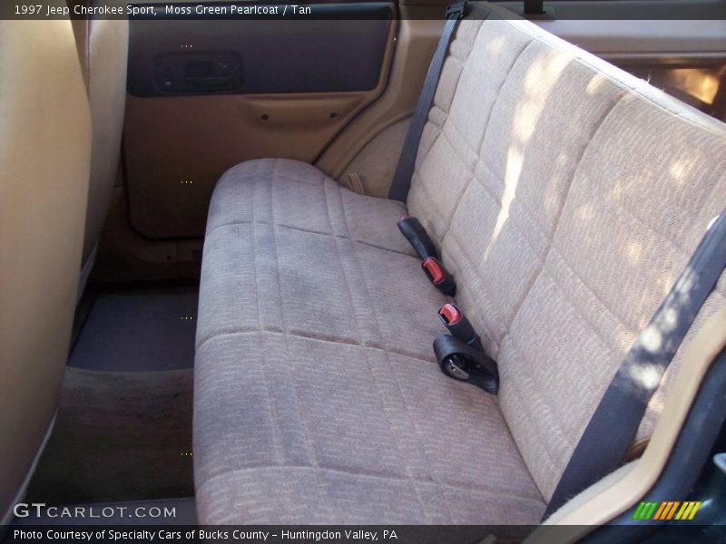 Moss Green Pearlcoat / Tan 1997 Jeep Cherokee Sport