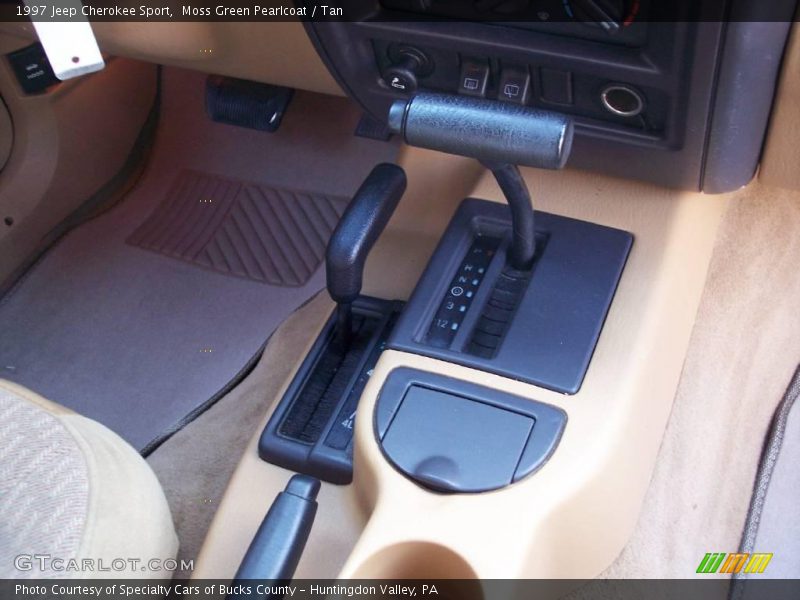Moss Green Pearlcoat / Tan 1997 Jeep Cherokee Sport