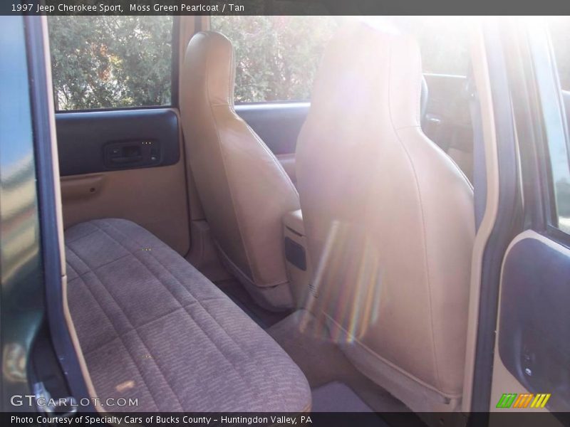 Moss Green Pearlcoat / Tan 1997 Jeep Cherokee Sport