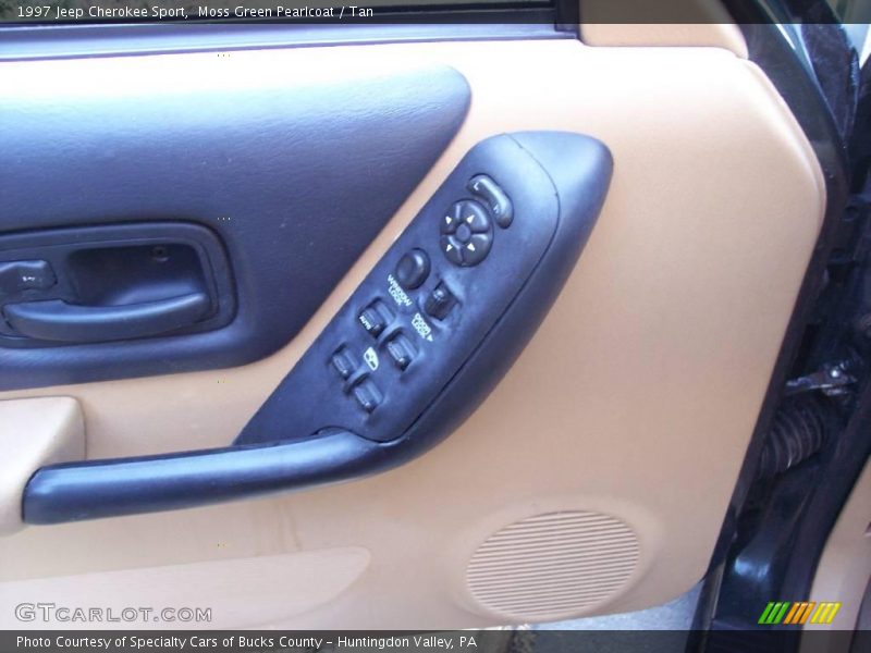 Moss Green Pearlcoat / Tan 1997 Jeep Cherokee Sport