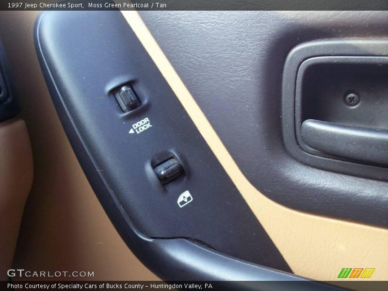 Moss Green Pearlcoat / Tan 1997 Jeep Cherokee Sport