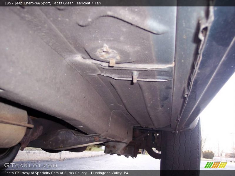Moss Green Pearlcoat / Tan 1997 Jeep Cherokee Sport