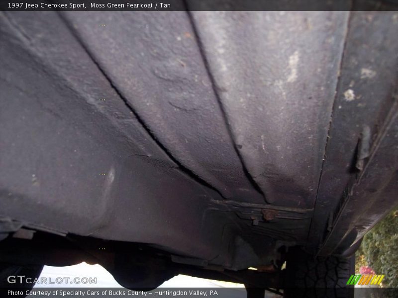 Moss Green Pearlcoat / Tan 1997 Jeep Cherokee Sport