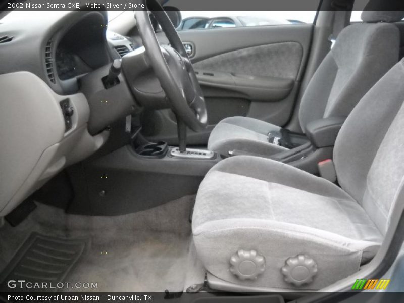 Molten Silver / Stone 2002 Nissan Sentra GXE