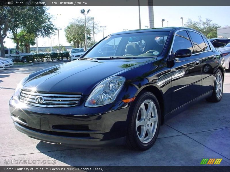 Black Obsidian / Willow 2004 Infiniti G 35 Sedan