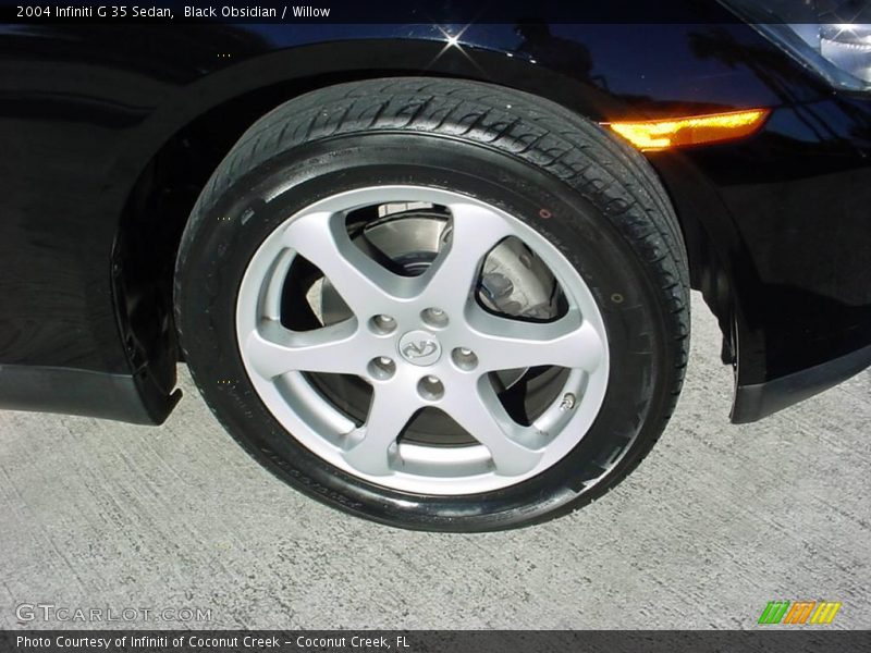 Black Obsidian / Willow 2004 Infiniti G 35 Sedan