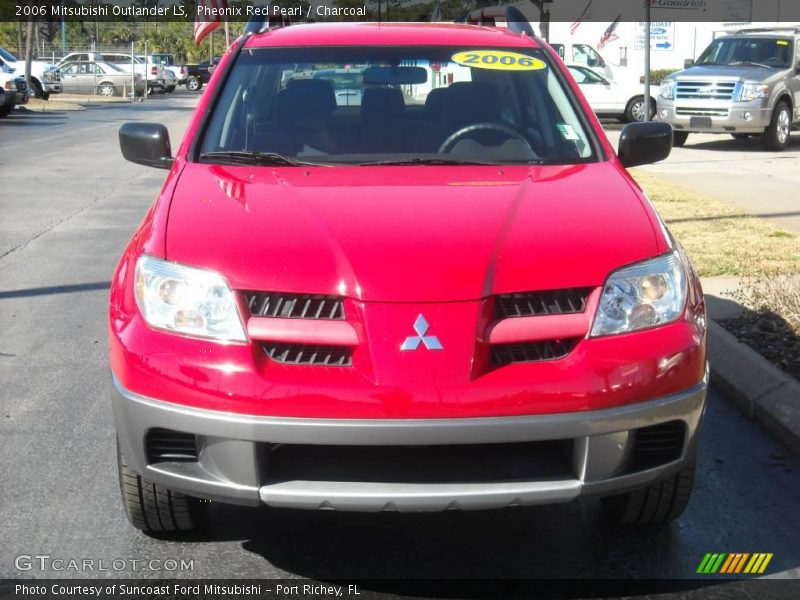 Pheonix Red Pearl / Charcoal 2006 Mitsubishi Outlander LS