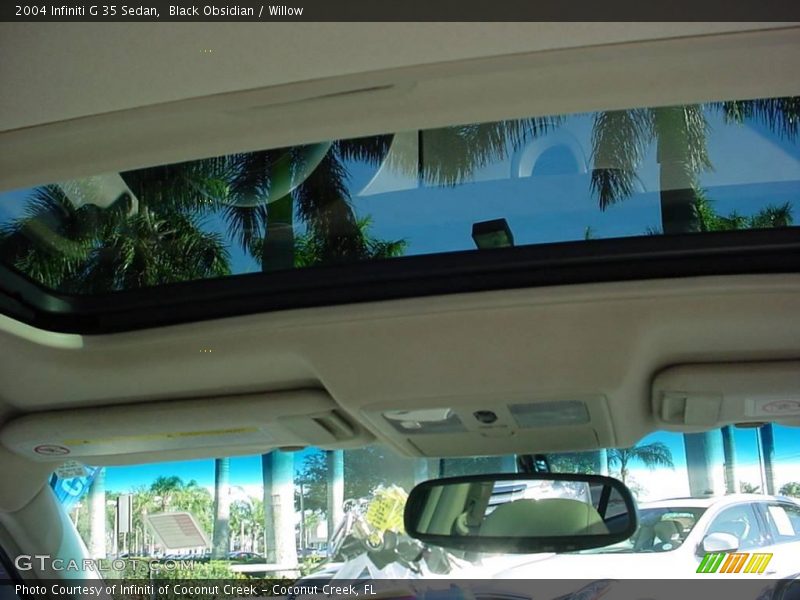 Black Obsidian / Willow 2004 Infiniti G 35 Sedan