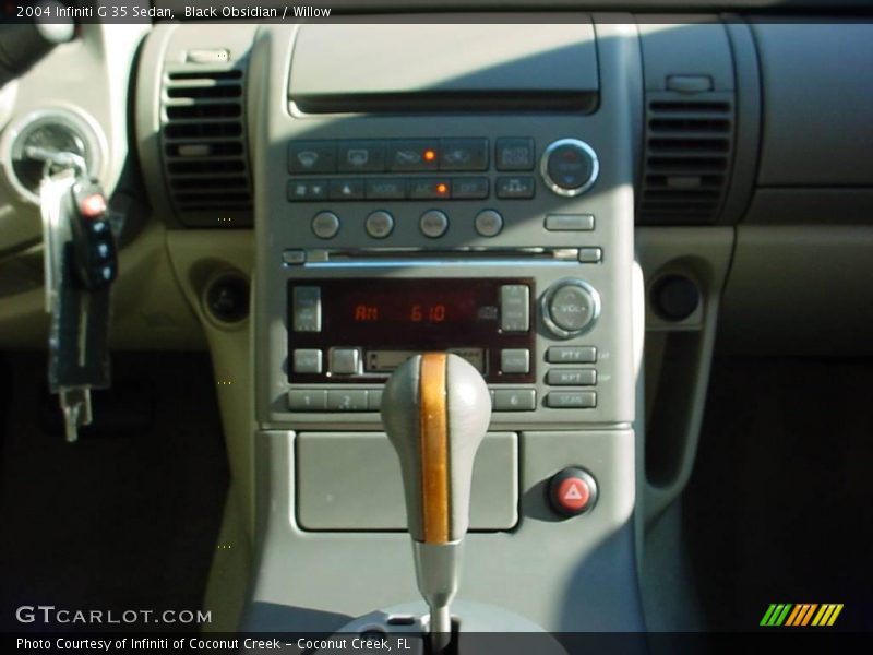 Black Obsidian / Willow 2004 Infiniti G 35 Sedan