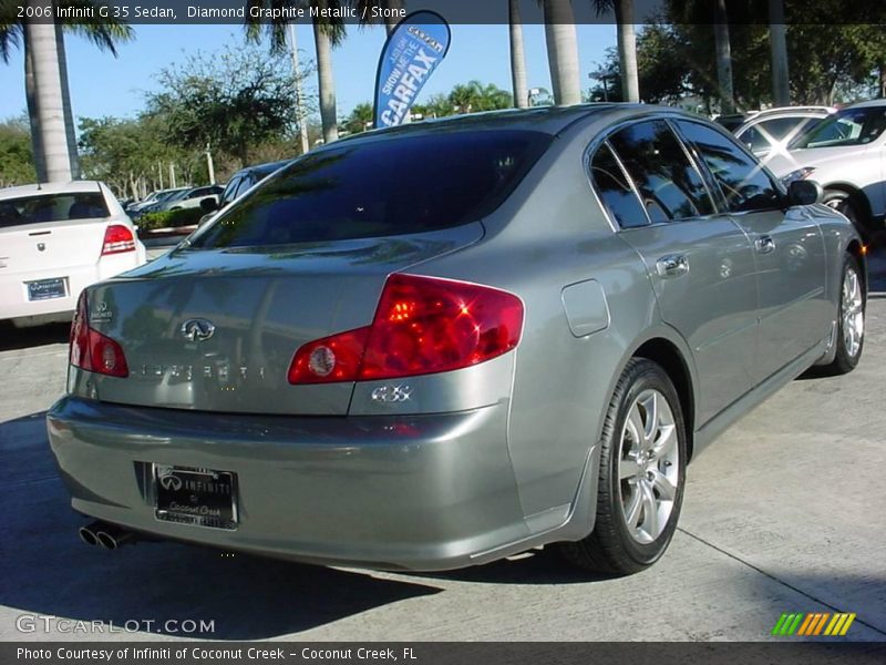 Diamond Graphite Metallic / Stone 2006 Infiniti G 35 Sedan