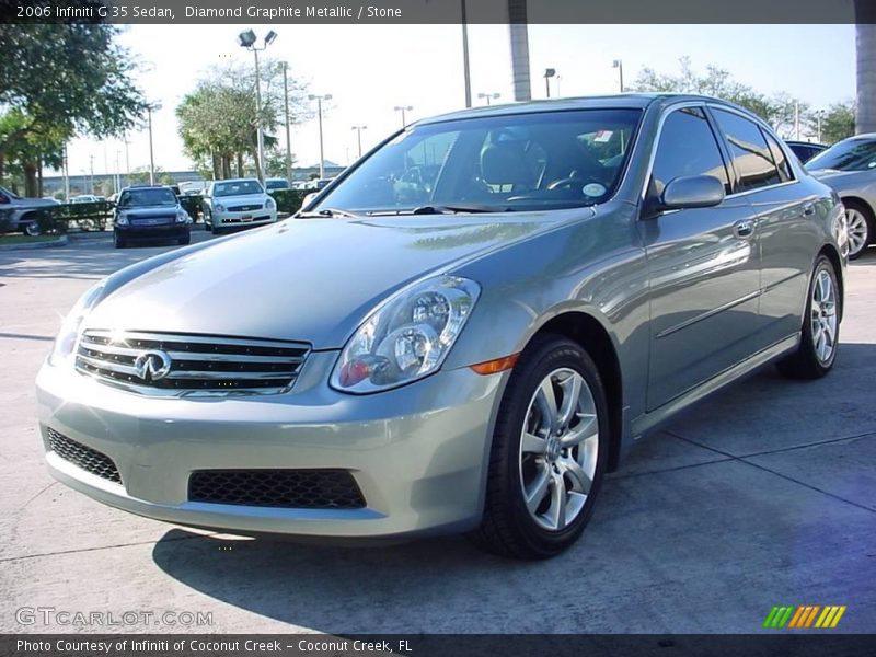 Diamond Graphite Metallic / Stone 2006 Infiniti G 35 Sedan