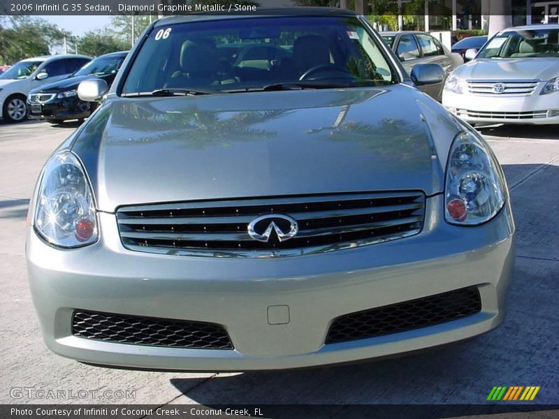 Diamond Graphite Metallic / Stone 2006 Infiniti G 35 Sedan