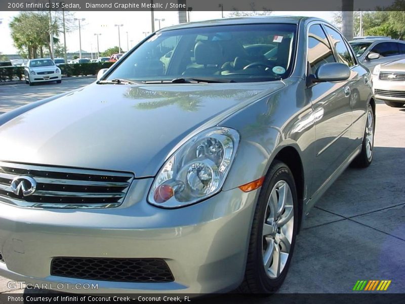 Diamond Graphite Metallic / Stone 2006 Infiniti G 35 Sedan