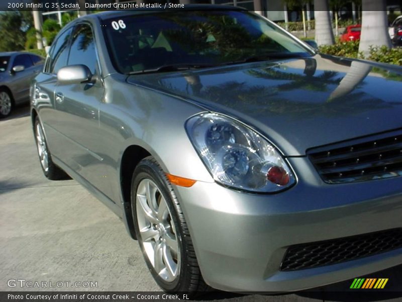Diamond Graphite Metallic / Stone 2006 Infiniti G 35 Sedan