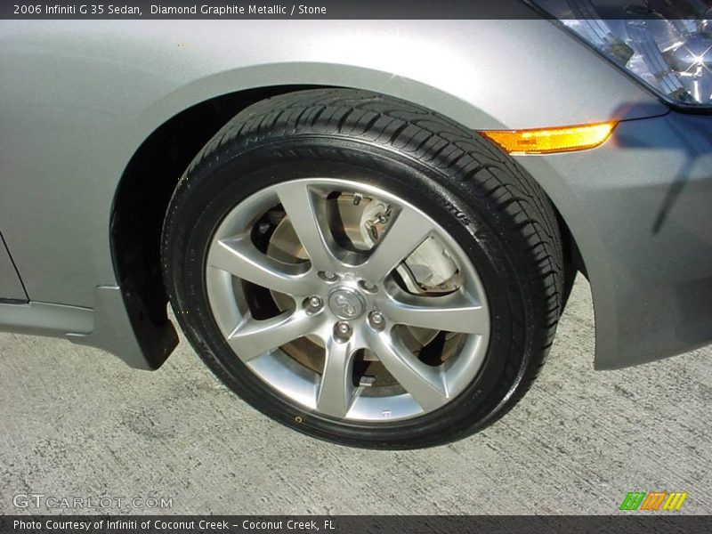 Diamond Graphite Metallic / Stone 2006 Infiniti G 35 Sedan