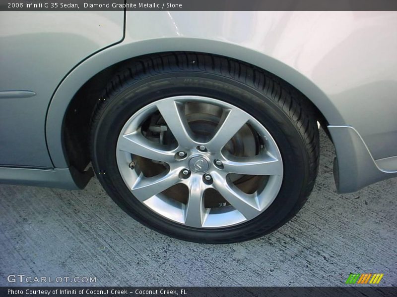 Diamond Graphite Metallic / Stone 2006 Infiniti G 35 Sedan