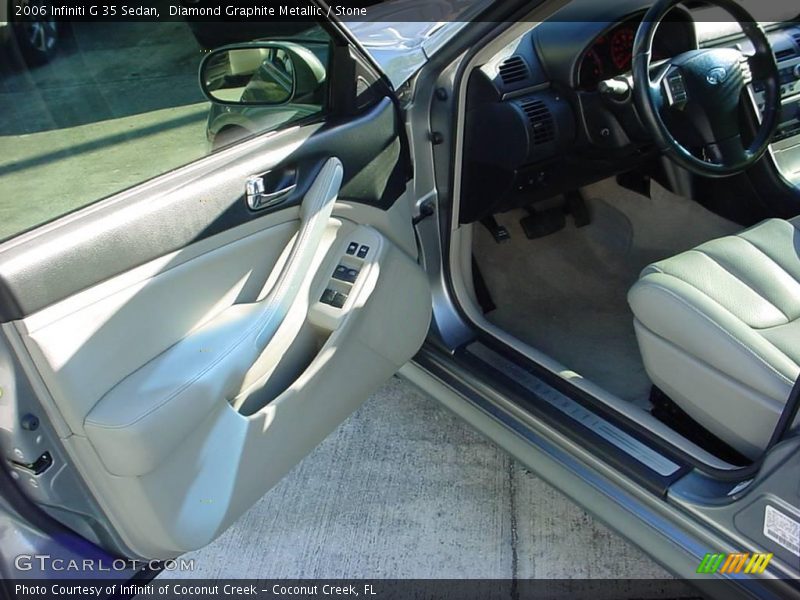 Diamond Graphite Metallic / Stone 2006 Infiniti G 35 Sedan