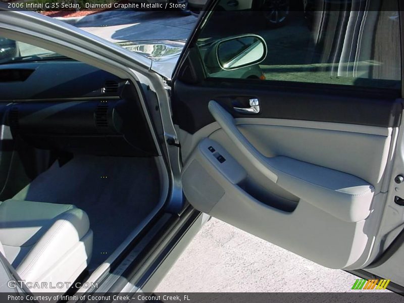 Diamond Graphite Metallic / Stone 2006 Infiniti G 35 Sedan