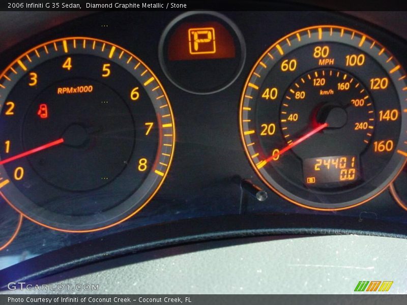 Diamond Graphite Metallic / Stone 2006 Infiniti G 35 Sedan