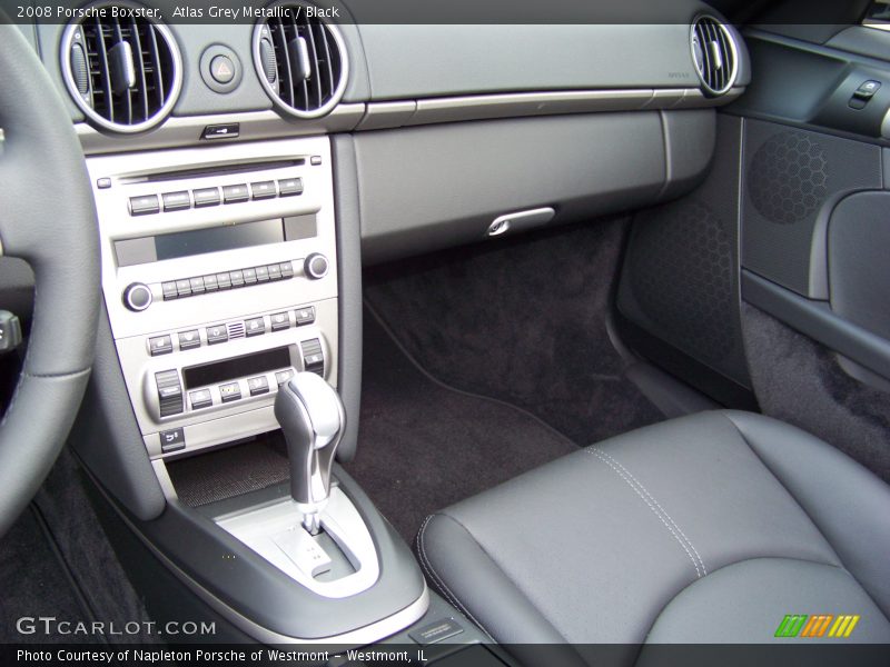 Atlas Grey Metallic / Black 2008 Porsche Boxster