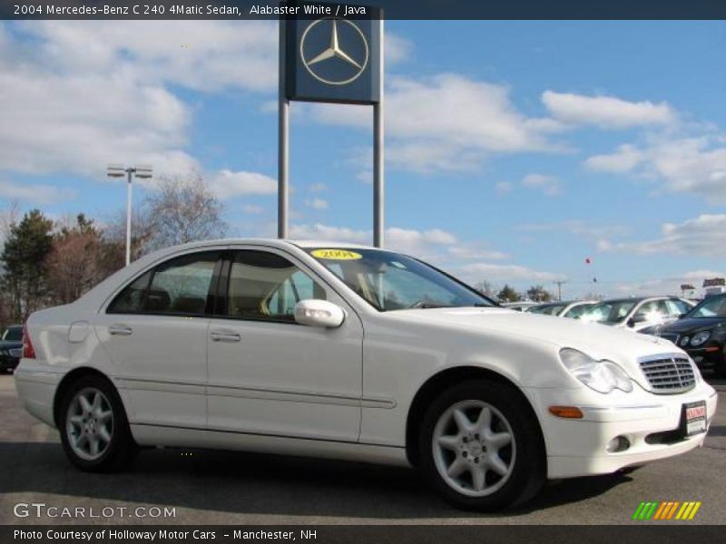 Alabaster White / Java 2004 Mercedes-Benz C 240 4Matic Sedan