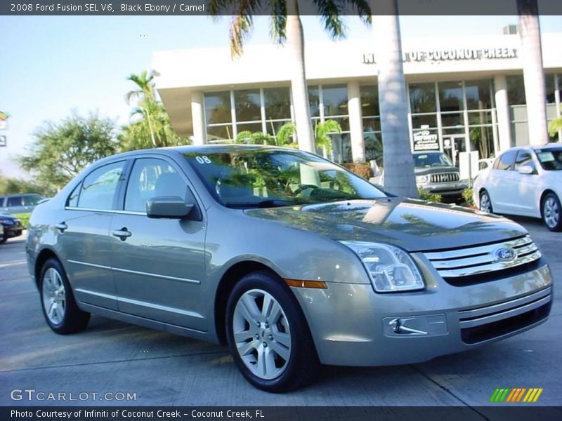 Black Ebony / Camel 2008 Ford Fusion SEL V6