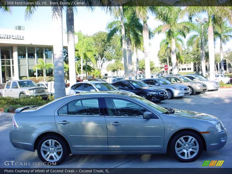 Black Ebony / Camel 2008 Ford Fusion SEL V6
