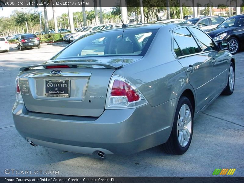 Black Ebony / Camel 2008 Ford Fusion SEL V6