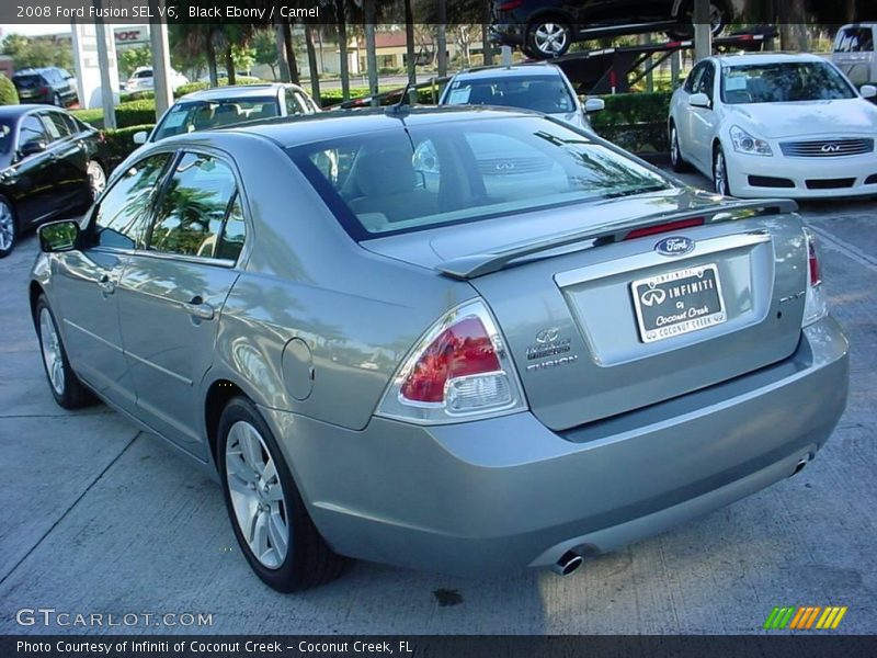 Black Ebony / Camel 2008 Ford Fusion SEL V6