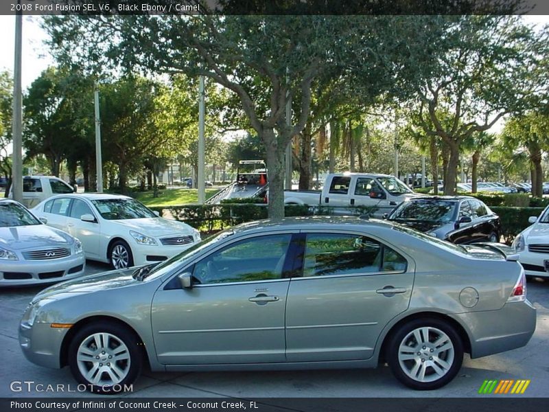 Black Ebony / Camel 2008 Ford Fusion SEL V6