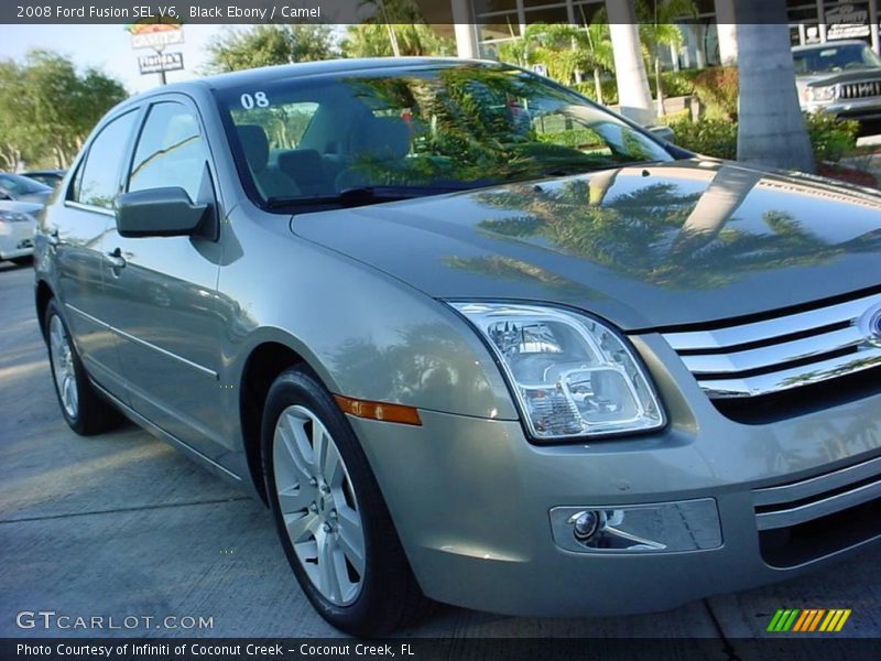 Black Ebony / Camel 2008 Ford Fusion SEL V6