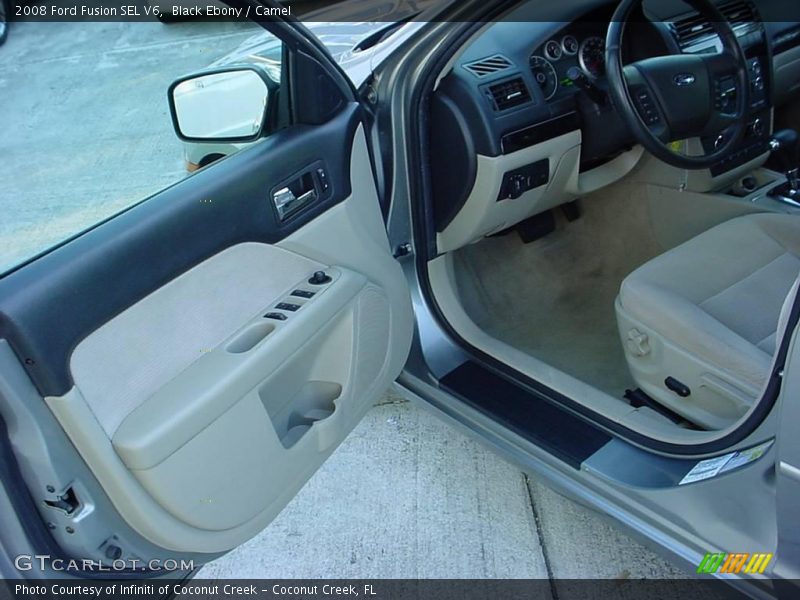 Black Ebony / Camel 2008 Ford Fusion SEL V6