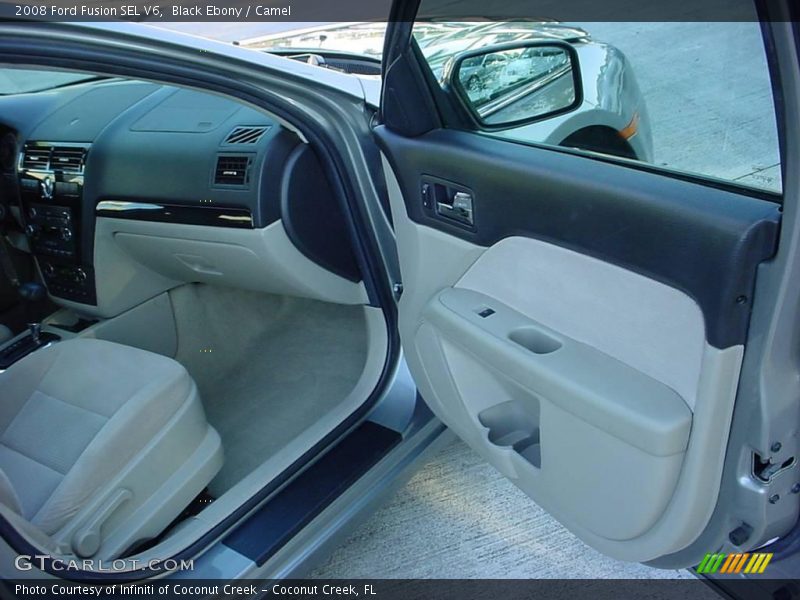 Black Ebony / Camel 2008 Ford Fusion SEL V6