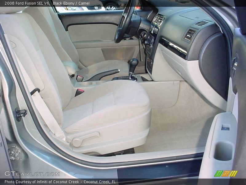 Black Ebony / Camel 2008 Ford Fusion SEL V6