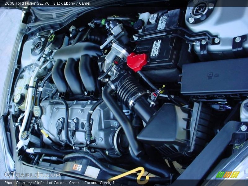 Black Ebony / Camel 2008 Ford Fusion SEL V6