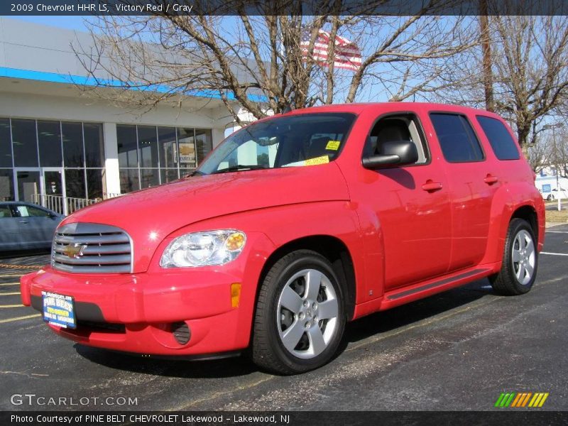 Victory Red / Gray 2009 Chevrolet HHR LS
