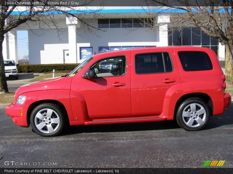 Victory Red / Gray 2009 Chevrolet HHR LS