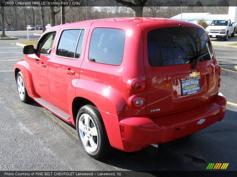 Victory Red / Gray 2009 Chevrolet HHR LS