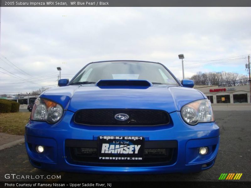 WR Blue Pearl / Black 2005 Subaru Impreza WRX Sedan
