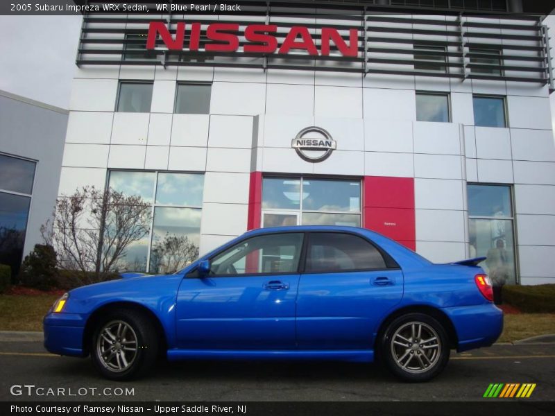 WR Blue Pearl / Black 2005 Subaru Impreza WRX Sedan