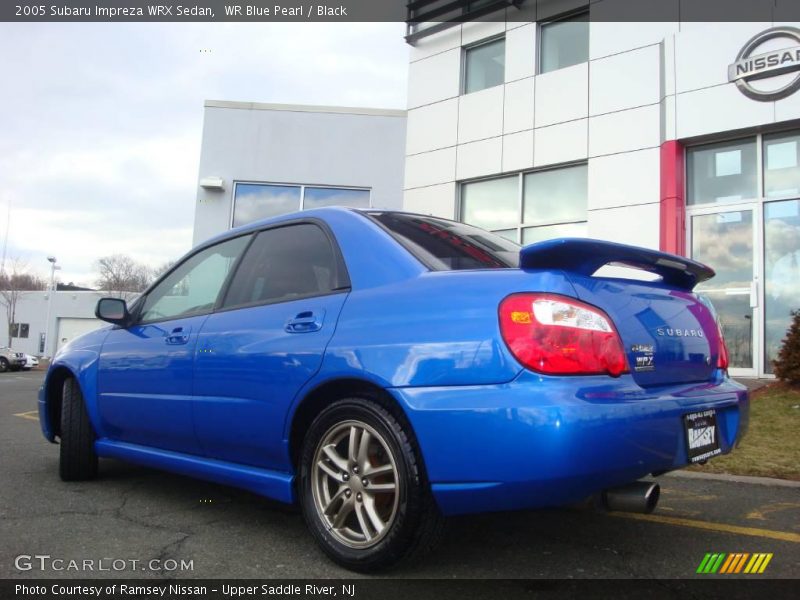 WR Blue Pearl / Black 2005 Subaru Impreza WRX Sedan