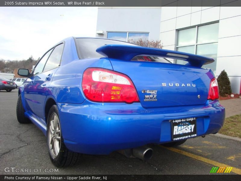 WR Blue Pearl / Black 2005 Subaru Impreza WRX Sedan
